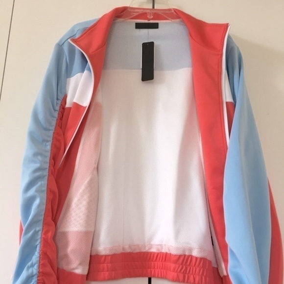 Lala Anthony Colorblocked Full Zip Stretch Jacket - Picture 14 of 16